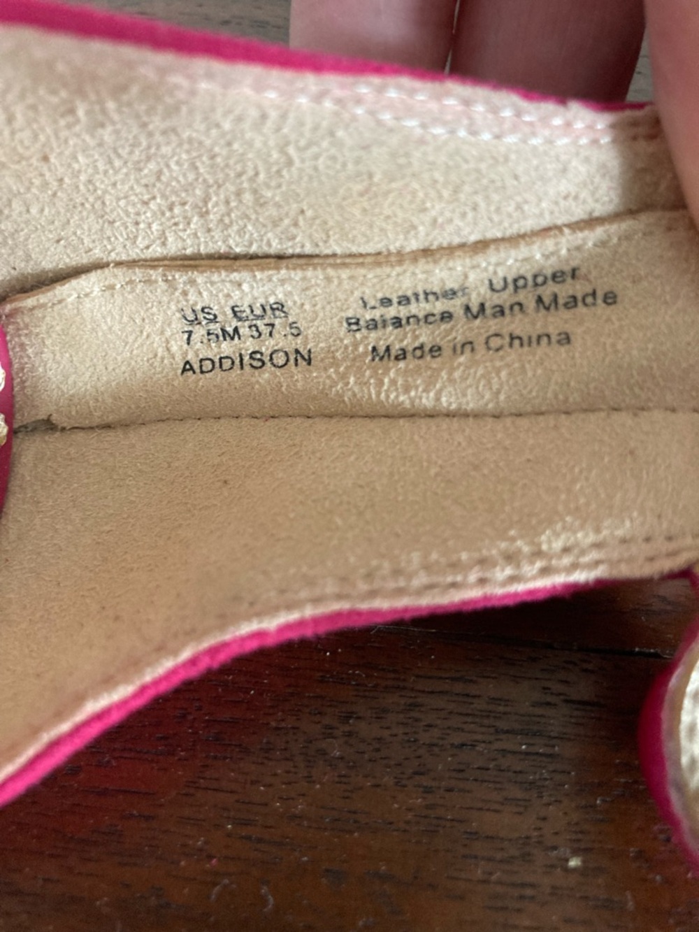 Sam Edelman Addison Leather Pom Pom Hot Pink Heels - Picture 5 of 7